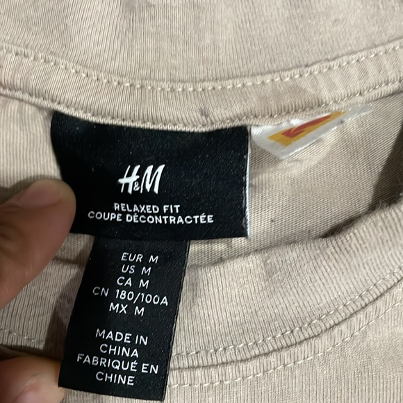 H&M Kodak Print Film Relaxed TShirt Tan - Picture 9 of 15